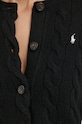 Вълнена жилетка Polo Ralph Lauren 211910443 черен