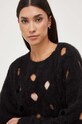 Pinko sweter wełniany czarny 101698.A14K
