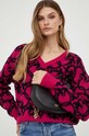 Pinko sweter wełniany różowy 101575.A11F
