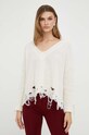 Pinko pulover de lana bej 101788.A15H