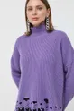 lila Pinko gyapjú pulóver