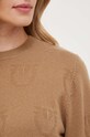 Pinko sweter kaszmirowy 101498.A0ZY brązowy