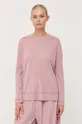 Max Mara Leisure selyem pulóver rózsaszín