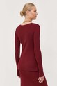 Odzież Max Mara Leisure sweter 2333660334600 bordowy