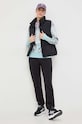 Roxy sweter z domieszką wełny x Rowley ERJFT04707 niebieski AW23