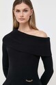 Elisabetta Franchi pulover negru MK72Q36E2