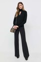 Elisabetta Franchi sweter wełniany MK86B36E2 czarny AW23