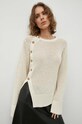 Бавовняний кардиган Lovechild 8683356 бежевий AW23