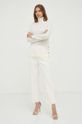 Шерстяной свитер MICHAEL Michael Kors MF360NV4VR бежевый AW23