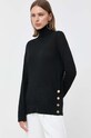 MICHAEL Michael Kors pulover de lana subtiri negru MF360NV4VR