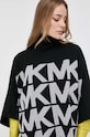 Пончо с примесью шерсти MICHAEL Michael Kors MF16073CSN чёрный