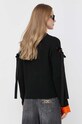 Oblačila Jopica s primesjo volne Red Valentino 3R3KA05G6WT črna