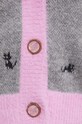 GCDS cardigan din lana FW23W370003 gri