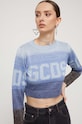 Светр GCDS блакитний FW23W380939