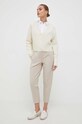 Μάλλινο πουλόβερ Marella 2333660638200 λευκό AW23