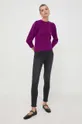 Marella maglione in misto lana violetto