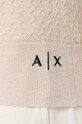 Armani Exchange sweter z domieszką wełny 6RYM1W.YMT7Z złoty