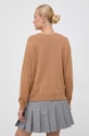 Odzież Liu Jo sweter z domieszką wełny MF3365.MS14G brązowy