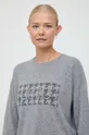 grigio Liu Jo maglione in misto lana