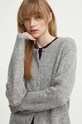 Samsoe Samsoe cardigan din lana NOR gri F16422744