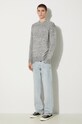 Шерстяной свитер Samsoe Samsoe M23300086 серый AW23