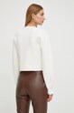 Odzież Elisabetta Franchi sweter wełniany MK26S37E2 beżowy