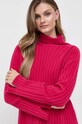 Μάλλινο πουλόβερ Twinset ροζ 232TP3201