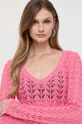różowy Twinset sweter z domieszką kaszmiru