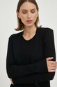 Marc O'Polo sweter bawełniany czarny 306202752145