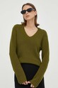 Marc O'Polo sweter bawełniany zielony 306605960115