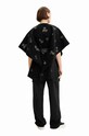 Desigual poncho 23WAIA02 czarny AW23