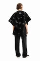 Desigual poncho 23WAIA02 czarny AW23
