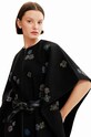 Odzież Desigual poncho 23WAIA02 czarny