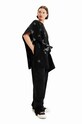 Desigual poncho czarny 23WAIA02