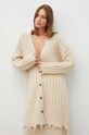 Вовняний кардиган Herskind 4926970 бежевий AW23
