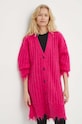 Vlnený kardigán Herskind 4926970 ružová AW23