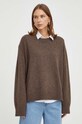 Herskind pulover de lana maro 4959974