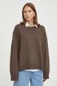 brązowy Herskind sweter wełniany