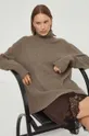 Herskind sweter kaszmirowy brązowy