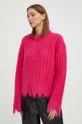 rózsaszín Herskind gyapjú pulóver
