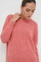 różowy Weekend Max Mara sweter z domieszką wełny