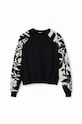 Desigual sweter 23WWJF20 czarny