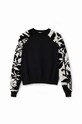 Desigual sweter 23WWJF20 czarny