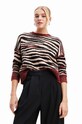 Desigual sweter pozostałe multicolor 23WWJF35