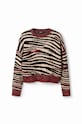 Desigual sweter 23WWJF35 multicolor