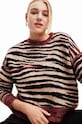 Odzież Desigual sweter 23WWJF35 multicolor