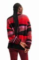 Desigual pulover 23WWJF36 rosu AW23