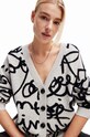 Odzież Desigual kardigan 23WWJF40 beżowy