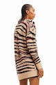 Kardigan Desigual 23WWJF44 WOMAN FLAT KNIT THICK GAUGE JAC 23WWJF44 šarena AW23