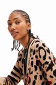 Odjeća Kardigan Desigual 23WWJF44 WOMAN FLAT KNIT THICK GAUGE JAC 23WWJF44 šarena